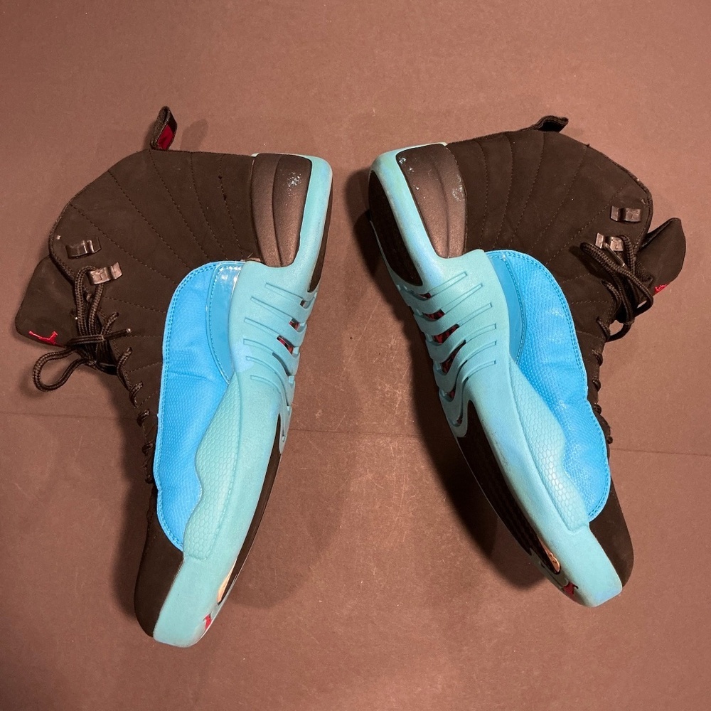 Nike Air Jordan 12 Retro Black Turbo Green Size 12 - Picture 13 of 16